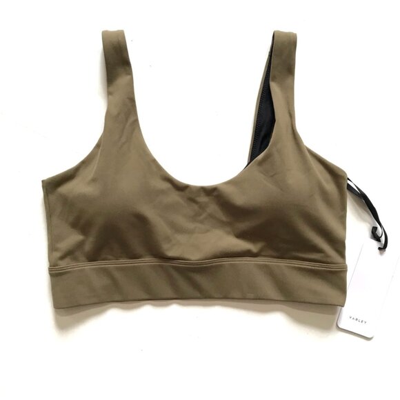 NWT Varley Always Edwards Sports Bra Womens XL Green Medium Support Scoop Neck - Picture 4 of 14